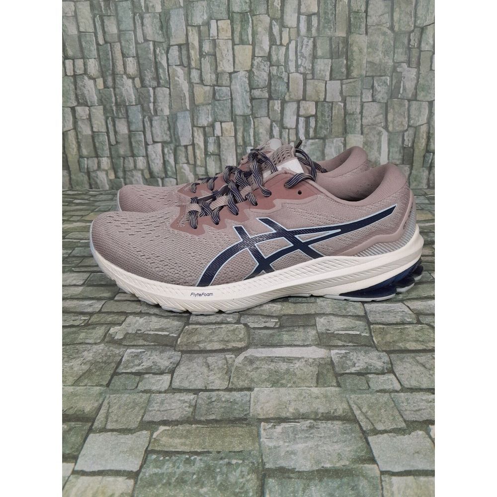 ASICS GT-1000  SHOES   WOMEN Sz 10  Taupe Beige Blue‎